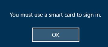 You must use windows hello or a smart card to sign in